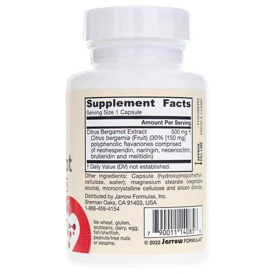 Citrus Bergamot 500 Mg, JRF